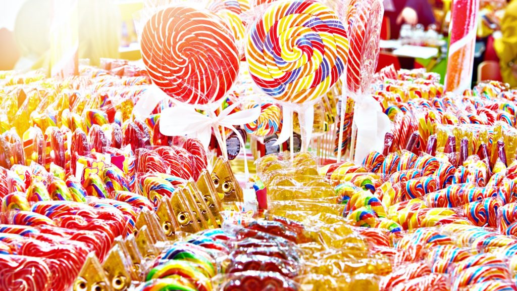 Candy and lollipops