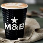 Cappuccino in a Mugg and Bean cup