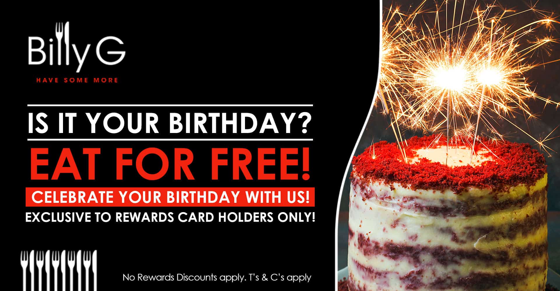 Billy G Birthday Buffet Offer For Suncoast Cardholders Suncoast Casino