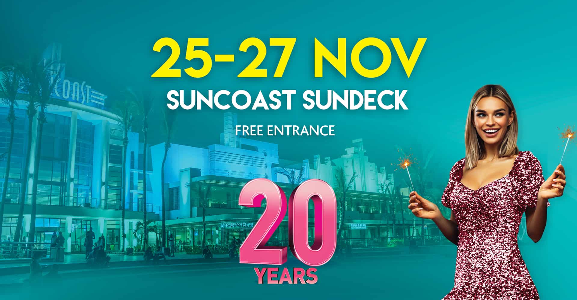 Suncoast Celebrates Its 20th Birthday This Month!