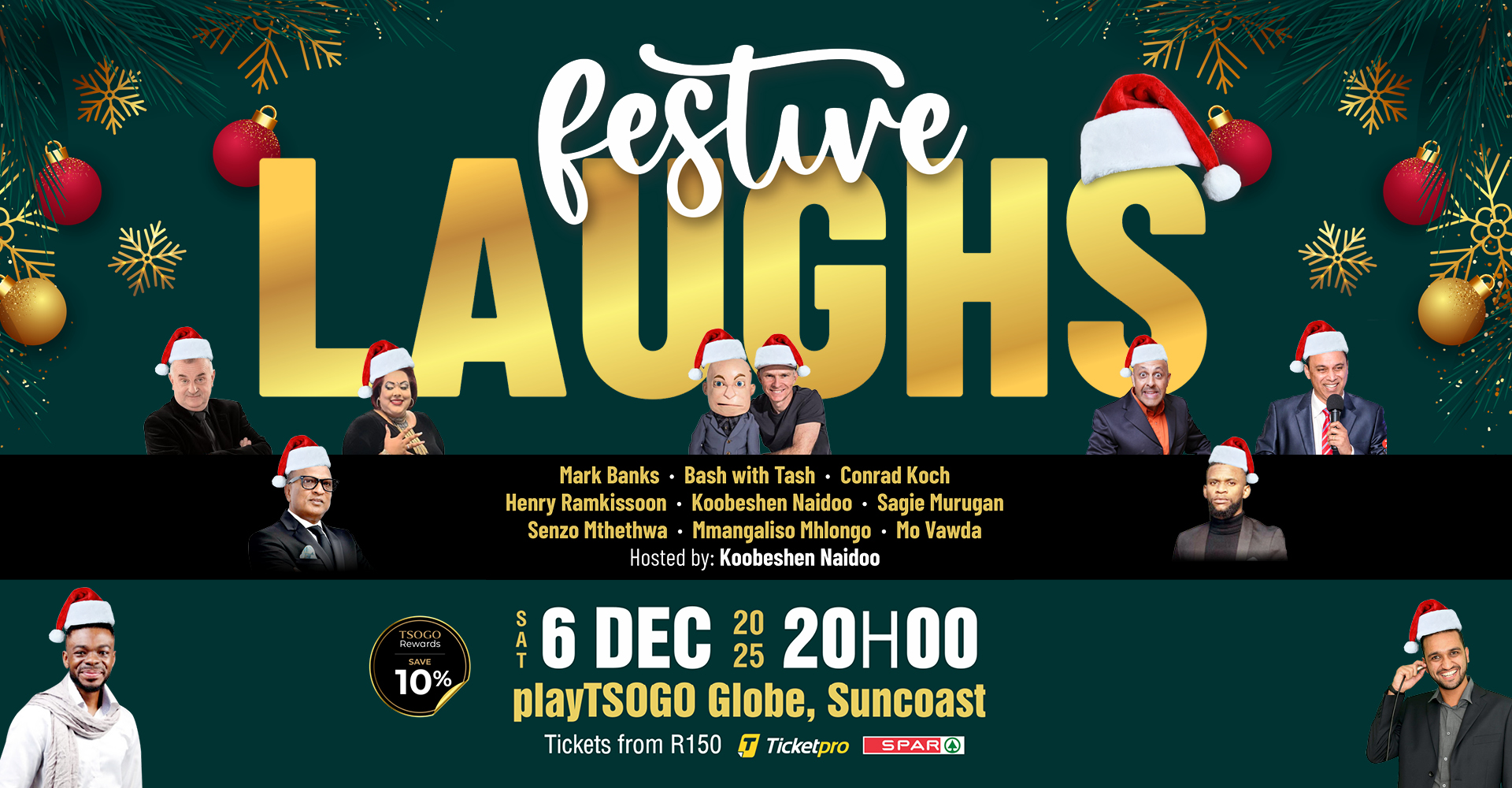 Festive Laughs - Suncoast Casino